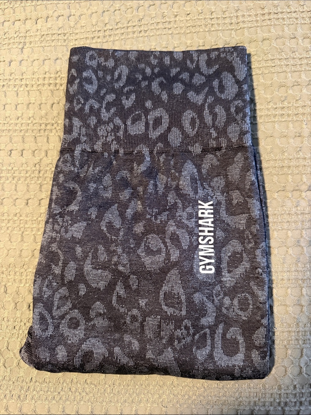 Gymshark Kids Leopard Seamless Leggings - Charcoal
